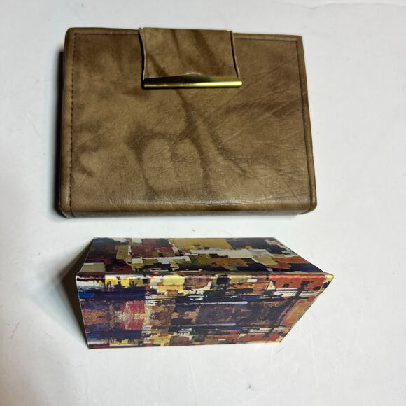 Brown & Bigelow Bridge Set Norman Rockwell Western Surry Calflon 1970s Sealed - Picture 13 of 16